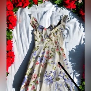 floral dress (shorts open leg)